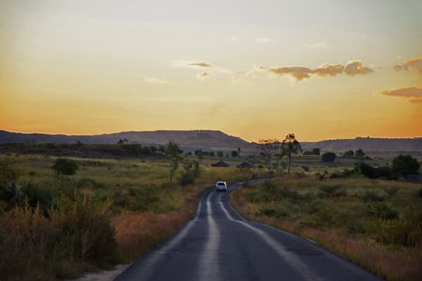 Distâncias entre as cidades de Madagascar